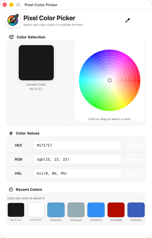 Pixel Color Picker